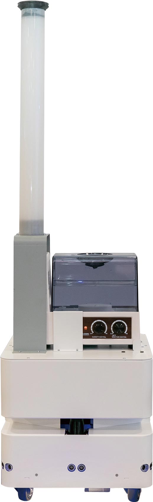 防疫機器人展現東元智慧移動平臺（AGV）更多元應用。圖／東元提供