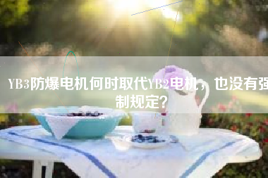 YB3防爆電機何時取代YB2電機，也沒有強制規(guī)定？