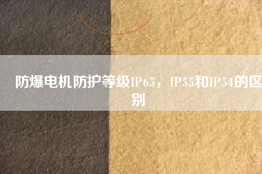 防爆電機(jī)防護(hù)等級IP65，IP55和IP54的區(qū)別