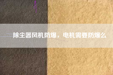除塵器風(fēng)機防爆，電機需要防爆么