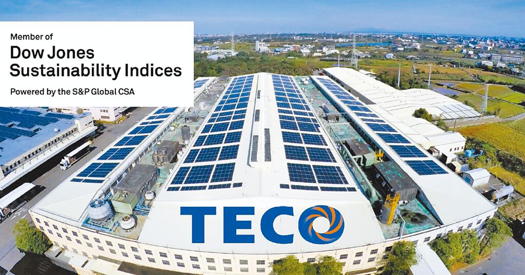 東元電機(jī)已連續(xù)三年入選DJSI道瓊永續(xù)指數(shù)新興市場類別，更三度列入國際永續(xù)評比機(jī)構(gòu)標(biāo)準(zhǔn)普爾（S&P Global）永續(xù)年鑑。圖／東元電機(jī)提供